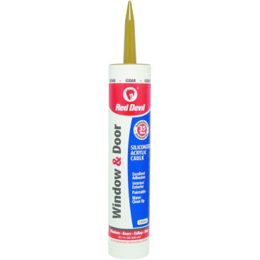 Red Devil 0846/30 10.1OZ CEDAR WINDOW CAULK