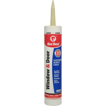 Red Devil 0846/20 10.1OZ ALMOND WINDOW CAULK