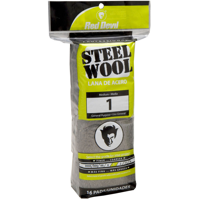 Red Devil 0314 16 PAD #1 STEEL WOOL