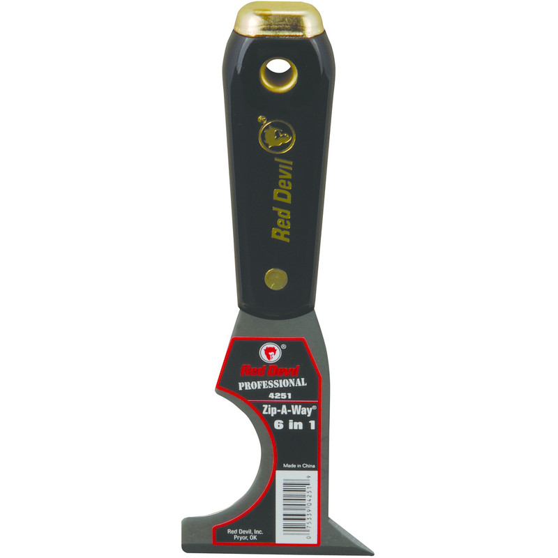 Red Devil 4251 ZIP-A-WAY 6 IN 1 TOOL