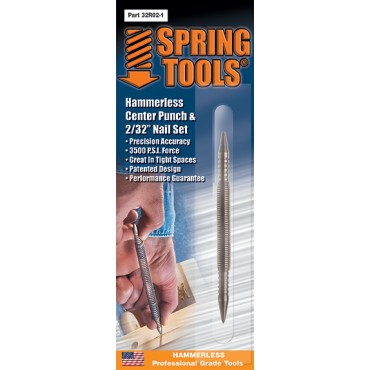 Spring Tools 32R02-1 NAIL SET COUNTER PUNCH