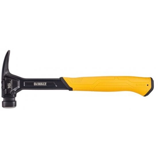Stanley 16 Oz. Smooth-Face Curved Claw Hammer with Hickory Handle