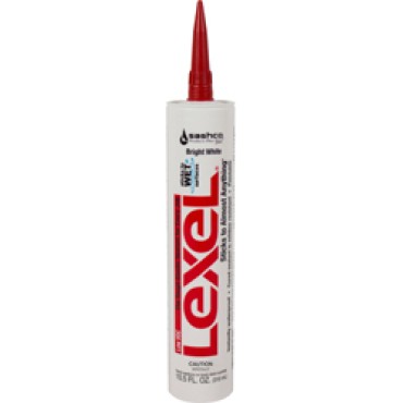 Sashco 13080 10.5oz WHITE LEXEL CAULK