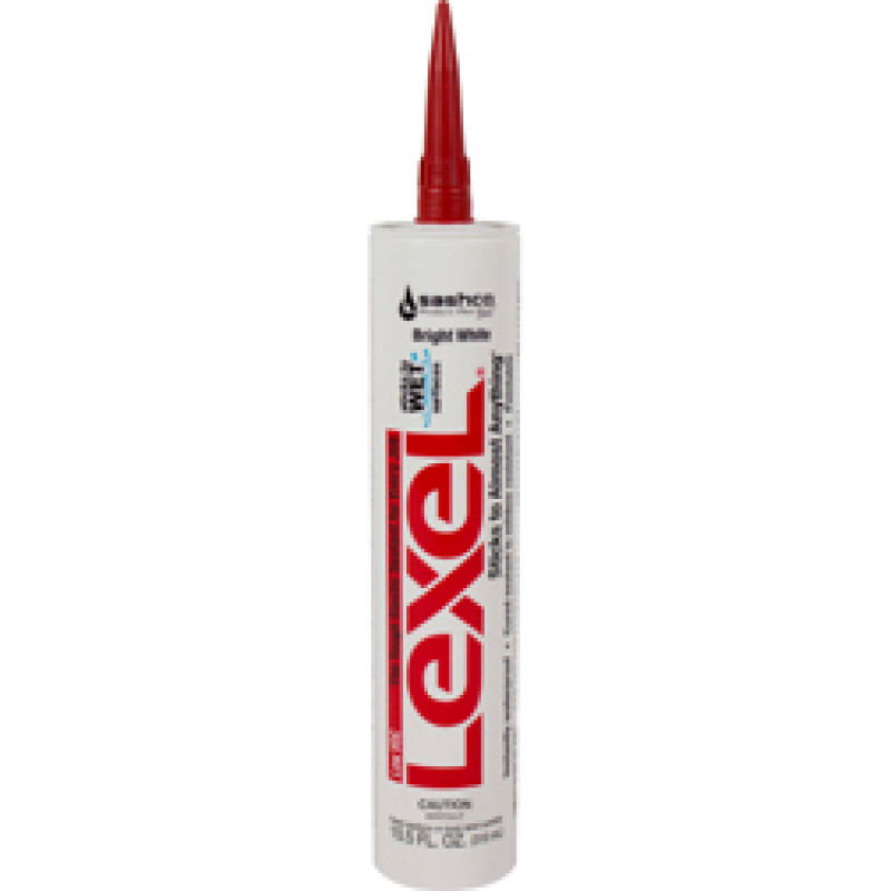 Sashco 13080 10.5oz WHITE LEXEL CAULK