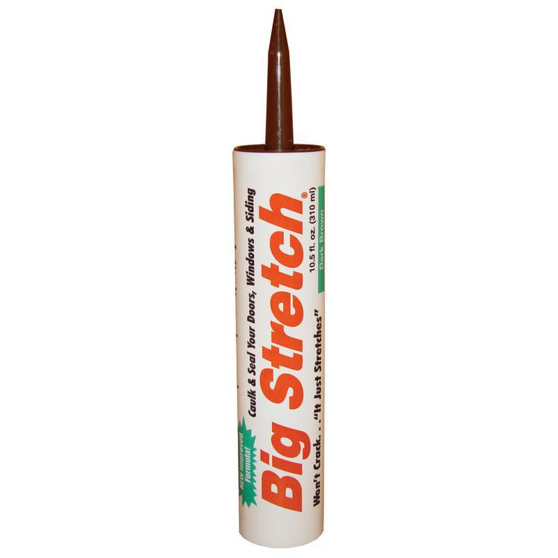 Sashco 10008 10.5oz BROWN BIG STRETCH