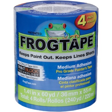 Shurtape 105569 4PK 36X55M BU FROG TAPE