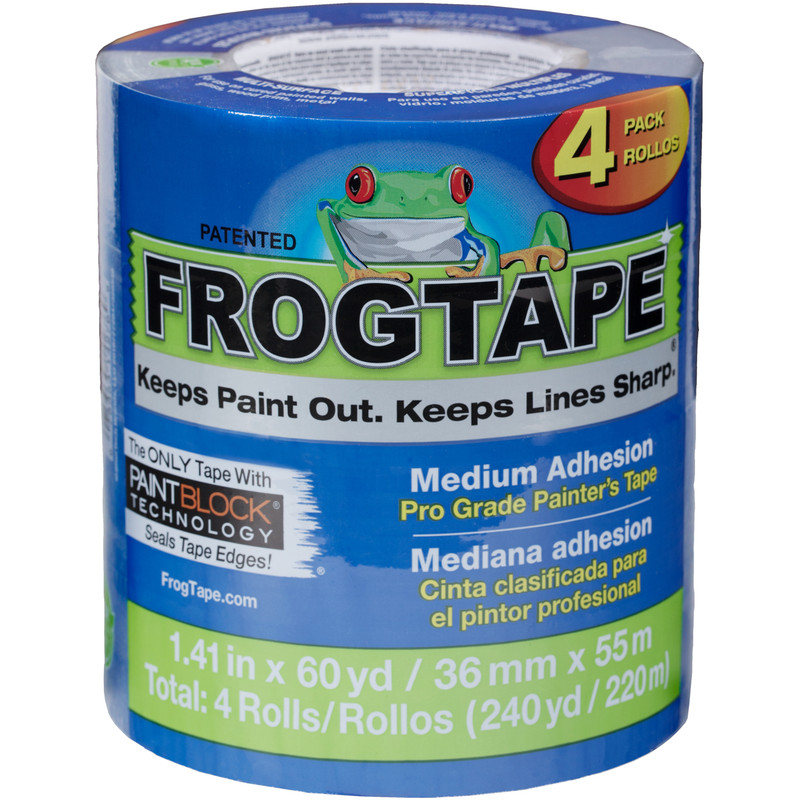 Shurtape 105569 4PK 36X55M BU FROG TAPE