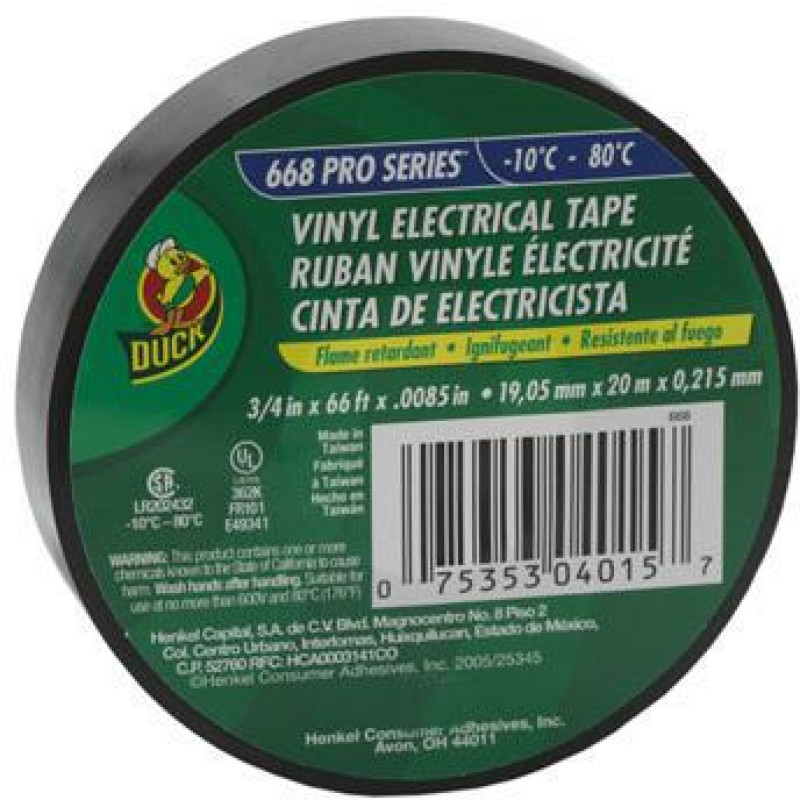 Shurtape 668 3/4X66 8.5MIL ELEC TAPE