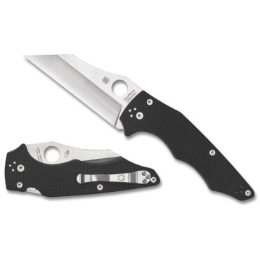 Spyderco C253GP YoJumbo Folder Plainedge Black G-10 Handle