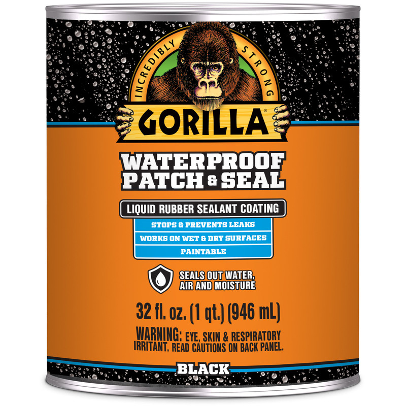 Gorilla Glue 105338 BLACK WATERPROOF PATCH 