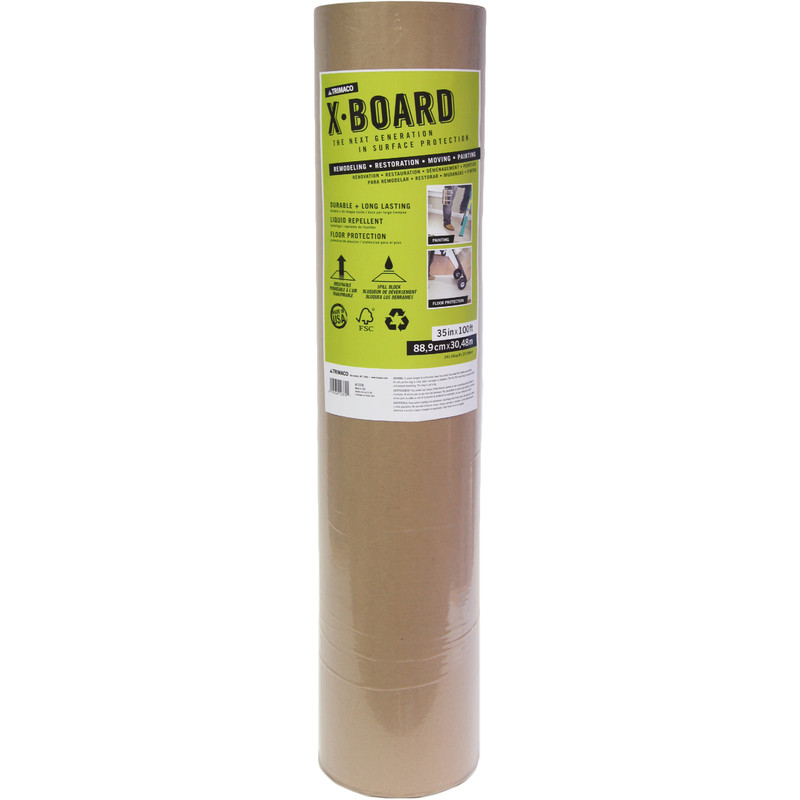 Trimaco 12370 35X100 XBOARD FLOOR COVER