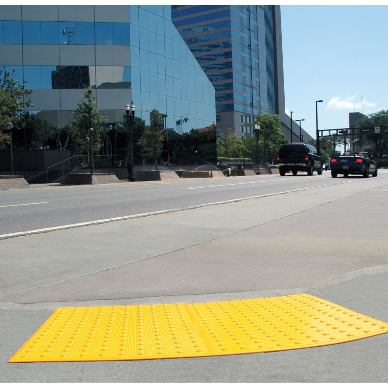 Ultratech Ada Pads, 2' X 2', Surface Mount (retrofit) Yellow