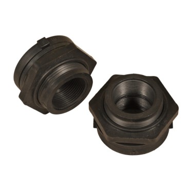 Ultratech Bulkhead Fittings, Set Of (2), For Modular Ibc Spill Pallet