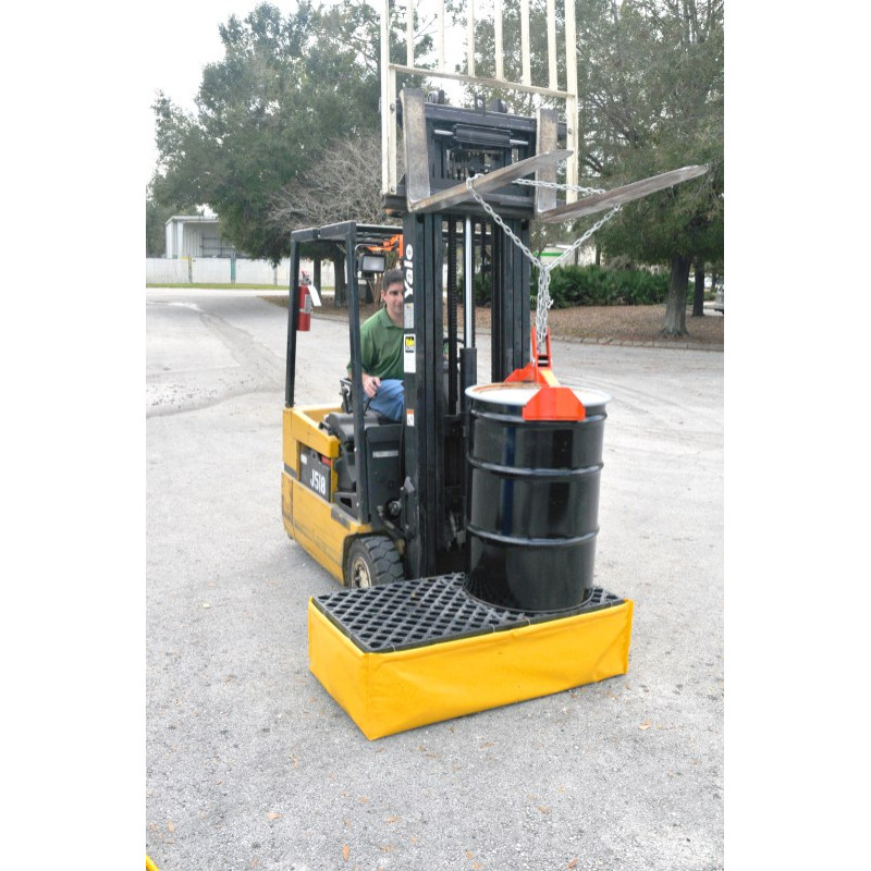 Ultratech Spill Pallet P2, Flexible Model, No Drain, Yellow