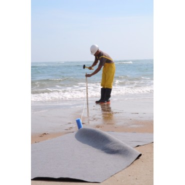Ultratech Oil Blanket, , Surf Model 10' W X 5'l, Two 25' Tethers And Two 36