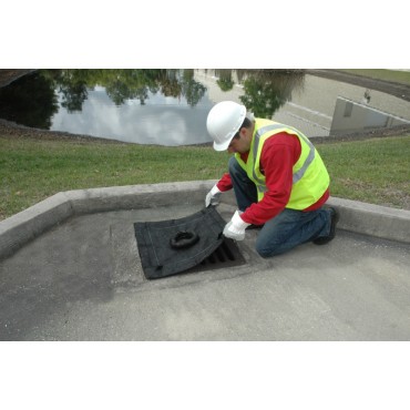 Ultratech Inlet Guard Plus, 2'x4' Grate Only Model, With Overflow Port, Sediment Model