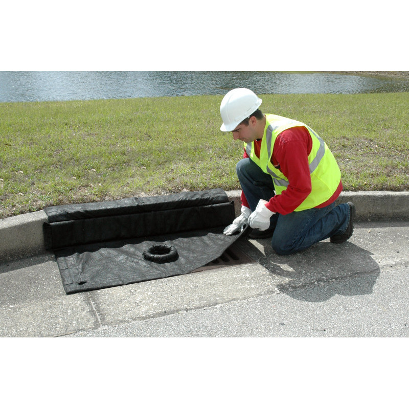 Ultratech Inlet Guard Plus, 2'x2' Curb Style, With Overflow Port, Sediment Model