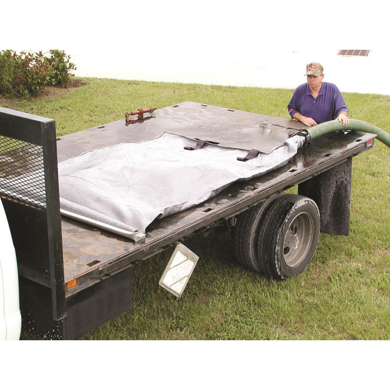 Ultratech Dewatering Bag, Reusable Model: 5' X 7' Bag With Locking Rods