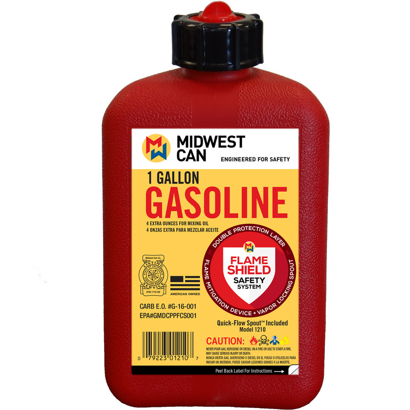 Warren Distribution 01210 1 GALLON GAS CAN