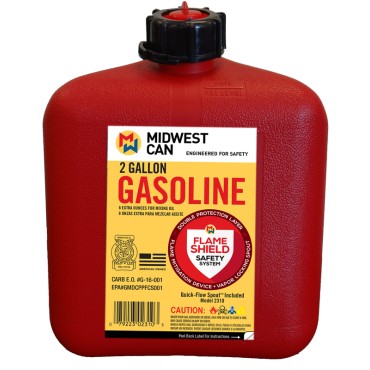 Warren Distribution 02310 2 GALLON GAS CAN