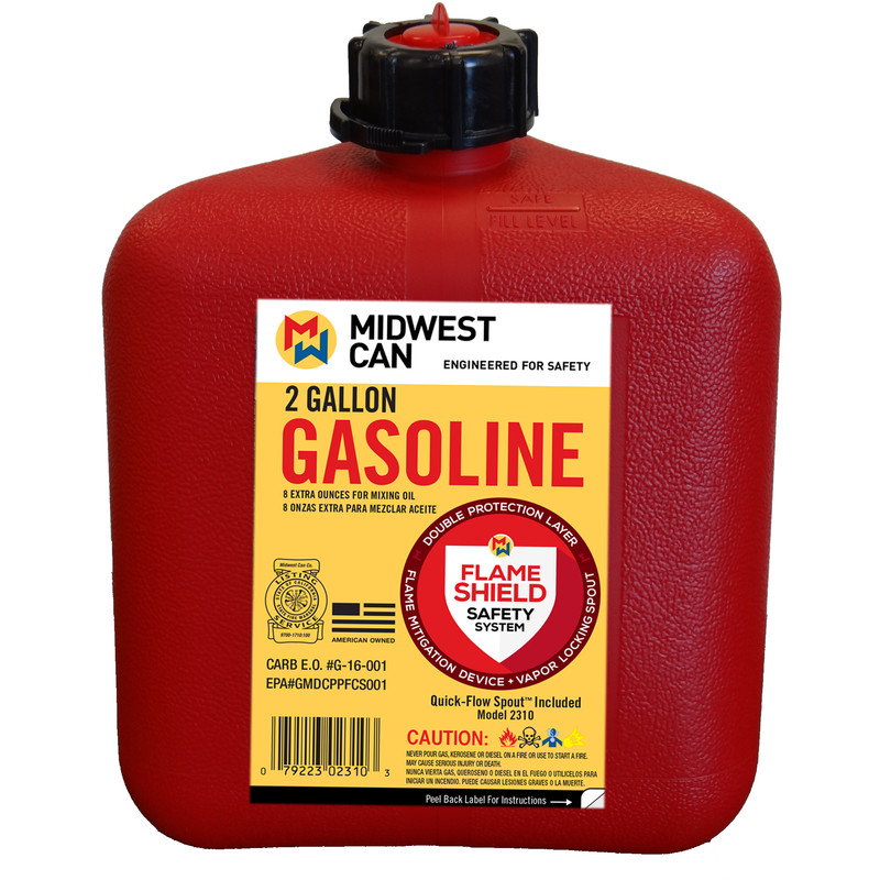Warren Distribution 02310 2 GALLON GAS CAN
