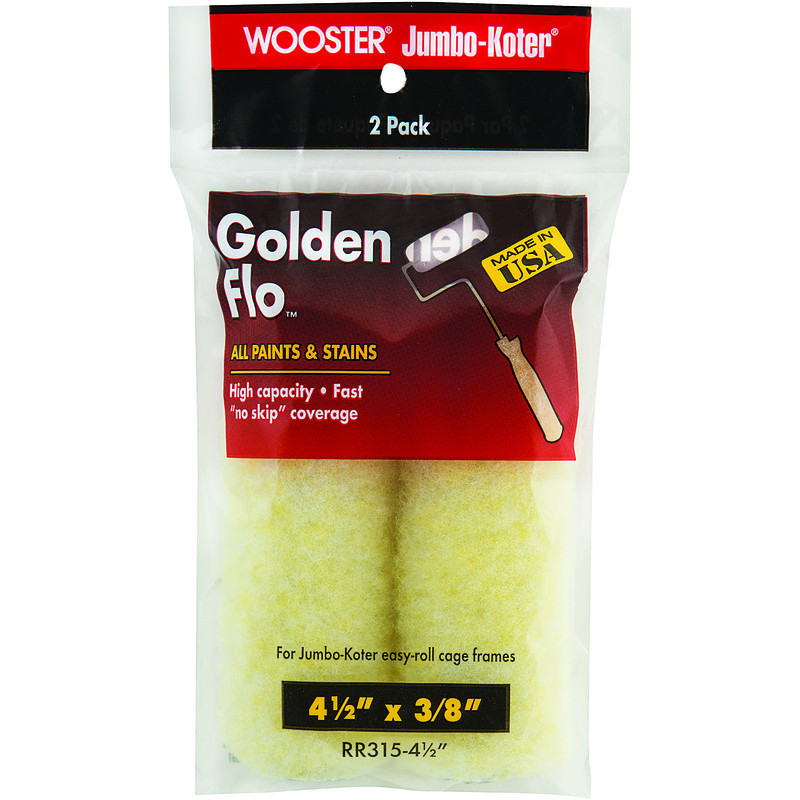 Wooster RR315 3/8X4.5 2PK JUMBO KOTER 