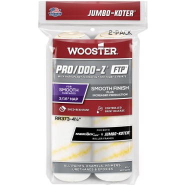 Wooster RR373 3/16X4.5 2PK JUMBO KOTER