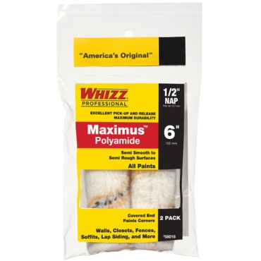 Work Tools Whizz 58016 6" 2PK PREM ROLLER COVER