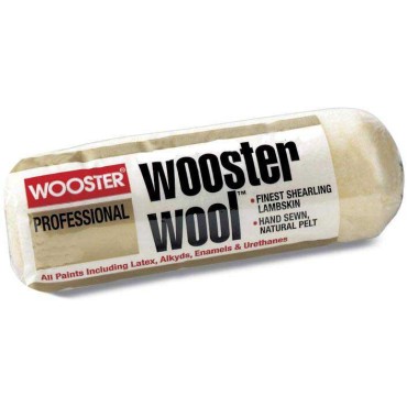 Wooster RR635 1X9 WOOL ROLLER COVER