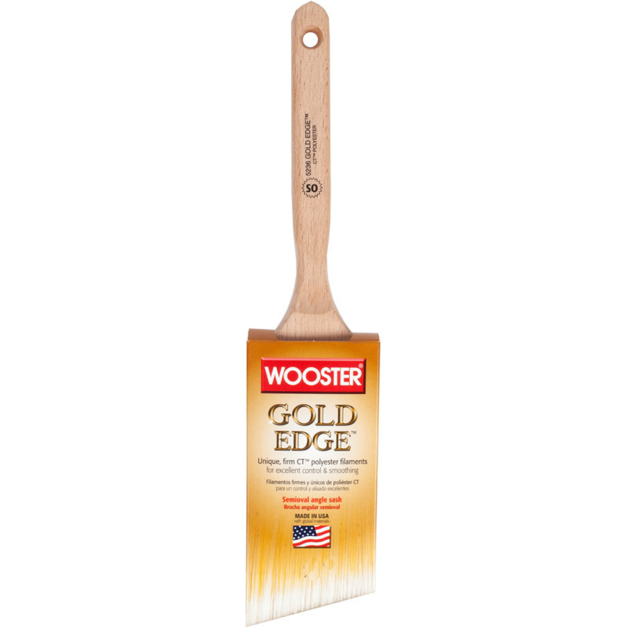 Wooster 5236 2 GOLD EDGE AS BRUSH Wooster 5236 2 GOLD EDGE AS BRUSH