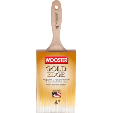 Wooster 5237 4 GOLD EDGE WALL BRUSH  