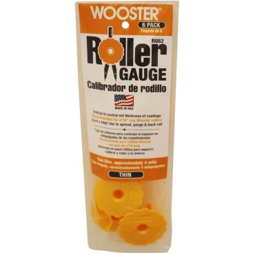 Wooster R082 6 PK YELLOW ROLLER GAUGE