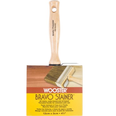 Wooster F5119 4.75 BRAVO STAIN BRUSH