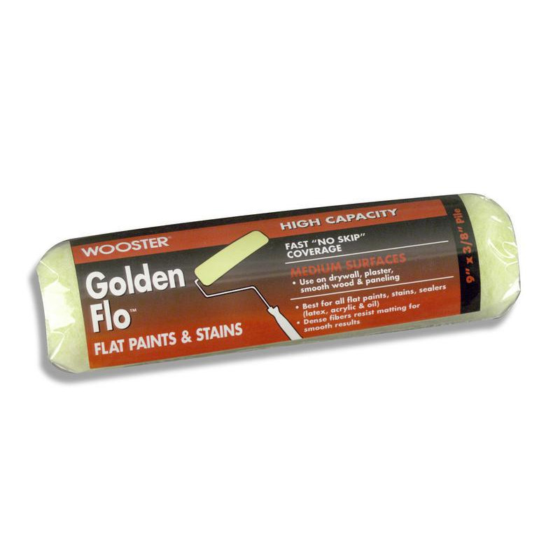 Wooster RR660 9" GOLDEN FLO ROLLER COVER