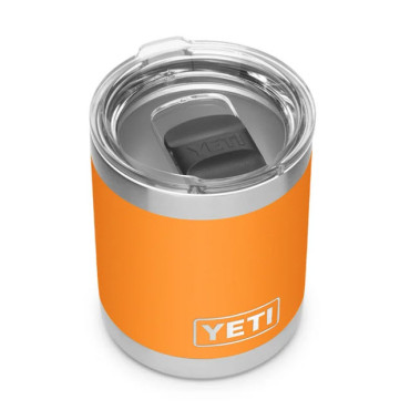 Yeti Rambler 10 oz Lowball MS King Crab Orange