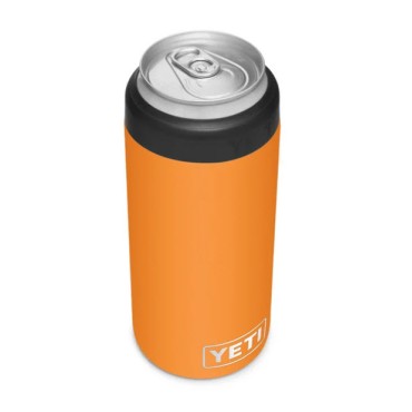 Yeti Rambler 12 oz Colster Slim Can Insulator King Crab Orange