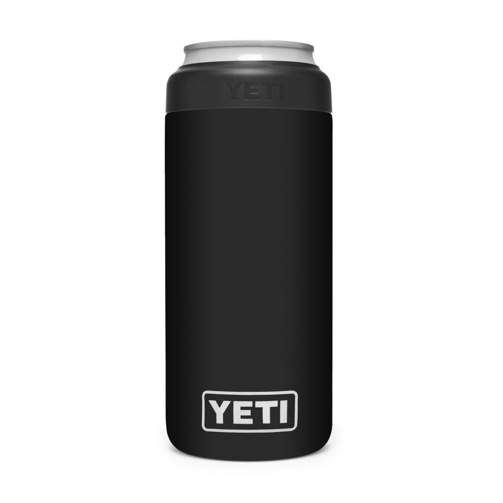Yeti Rambler 12 oz Colster Slim Can Insulator Black