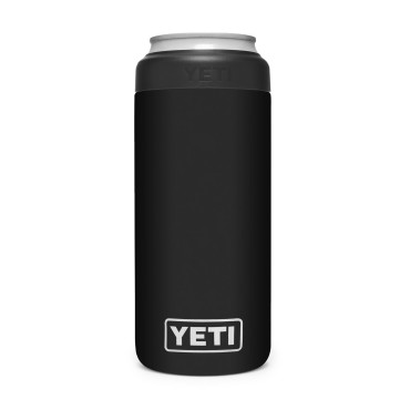 Yeti Rambler 12 oz Colster Slim Can Insulator Black