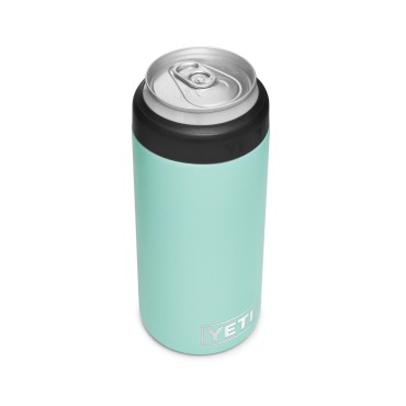 Yeti Rambler 12 oz Colster Slim Can Insulator Seafoam