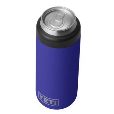 Yeti Rambler 12 oz Colster Slim Can Insulator Offshore Blue