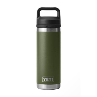 YETI Rambler Bottle 18 Oz Highlands Olive with Chug Cap