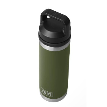 YETI Rambler Bottle 18 Oz Highlands Olive with Chug Cap