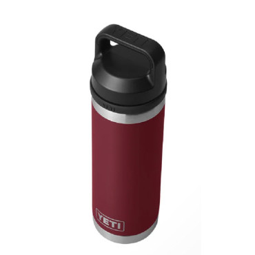 YETI Rambler Bottle 18 Oz Harvest Red with Chug Cap