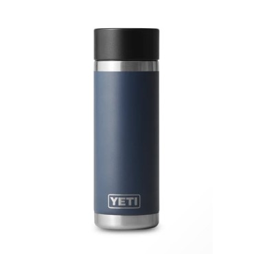 Yeti Rambler Bottle 18 Oz Navy with Hotshot Cap