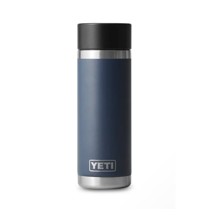 YETI Rambler Bottle 18 Oz Navy with Hotshot Cap