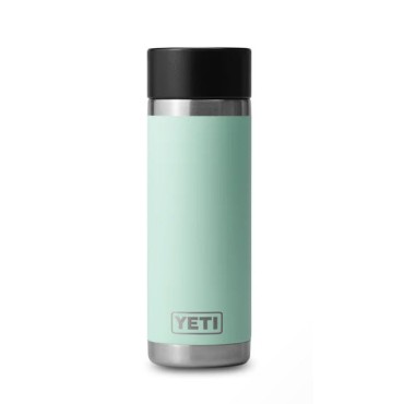 Yeti Rambler Bottle 18 Oz Seafoam with Hotshot Cap