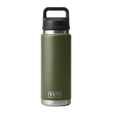 YETI Rambler Bottle 26 oz Highlands Olive with Chug Cap