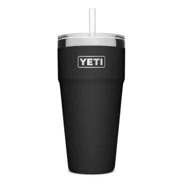 YETI Rambler 26 oz Straw Cup Black