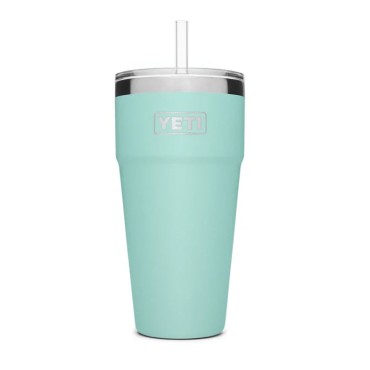 YETI Rambler 26 oz Straw Cup Seafoam