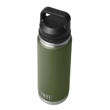YETI Rambler Bottle 26 oz Highlands Olive with Chug Cap